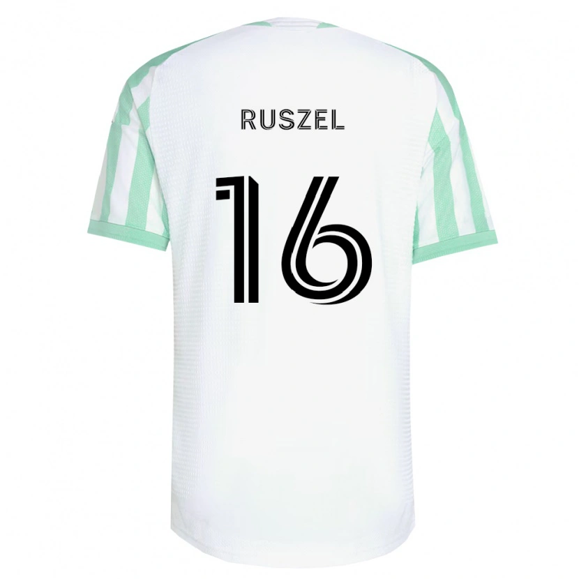 Danxen Men Marcel Ruszel #16 Light Green Black White Away Jersey 2026/27 T-Shirt