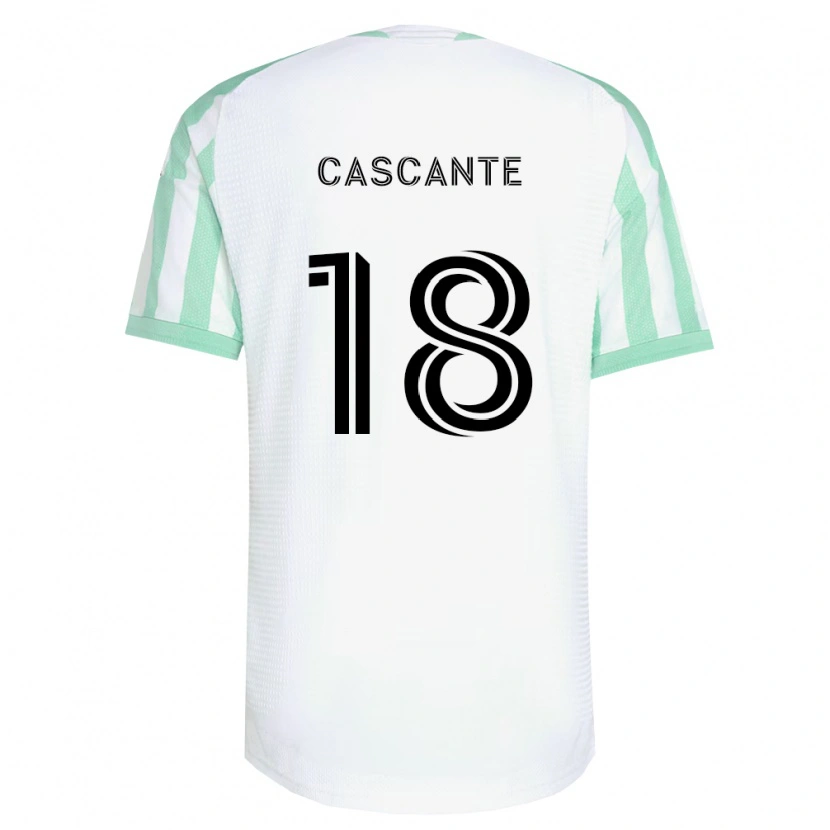 Danxen Men Julio Cascante #18 Light Green Black White Away Jersey 2026/27 T-Shirt