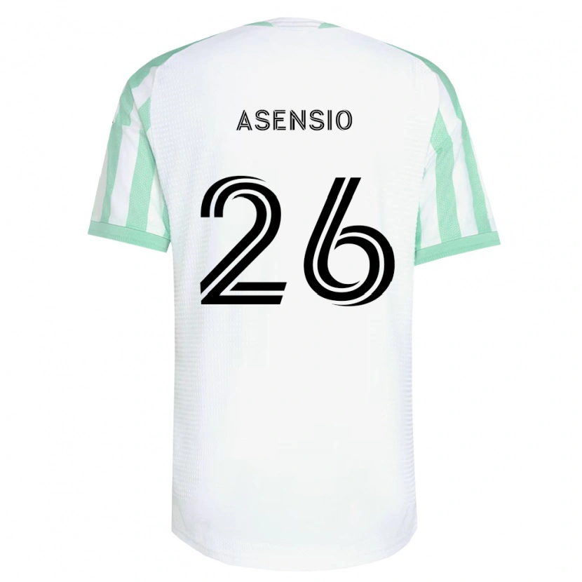 Danxen Men Charlie Asensio #26 Light Green Black White Away Jersey 2026/27 T-Shirt