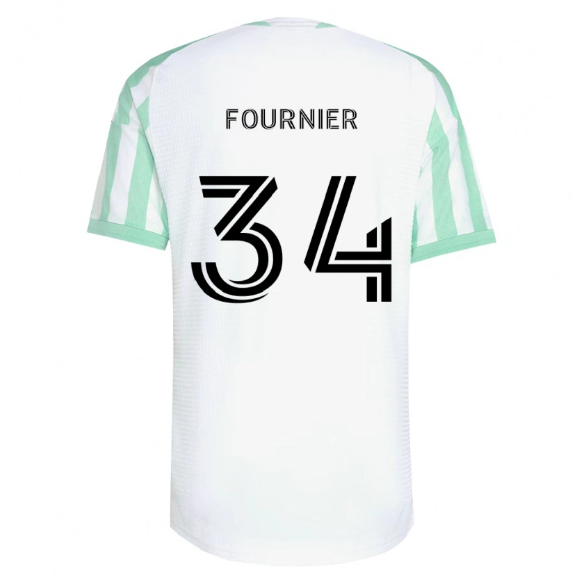 Danxen Men Drake Fournier #34 Light Green Black White Away Jersey 2026/27 T-Shirt