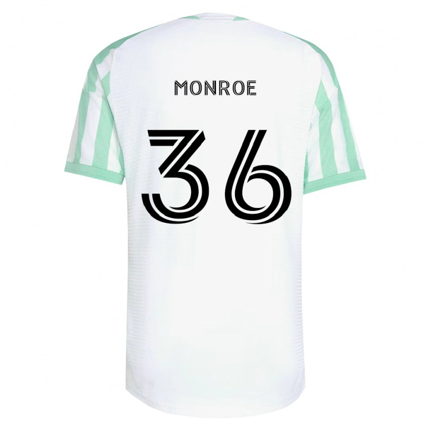 Danxen Men Greg Monroe #36 Light Green Black White Away Jersey 2026/27 T-Shirt