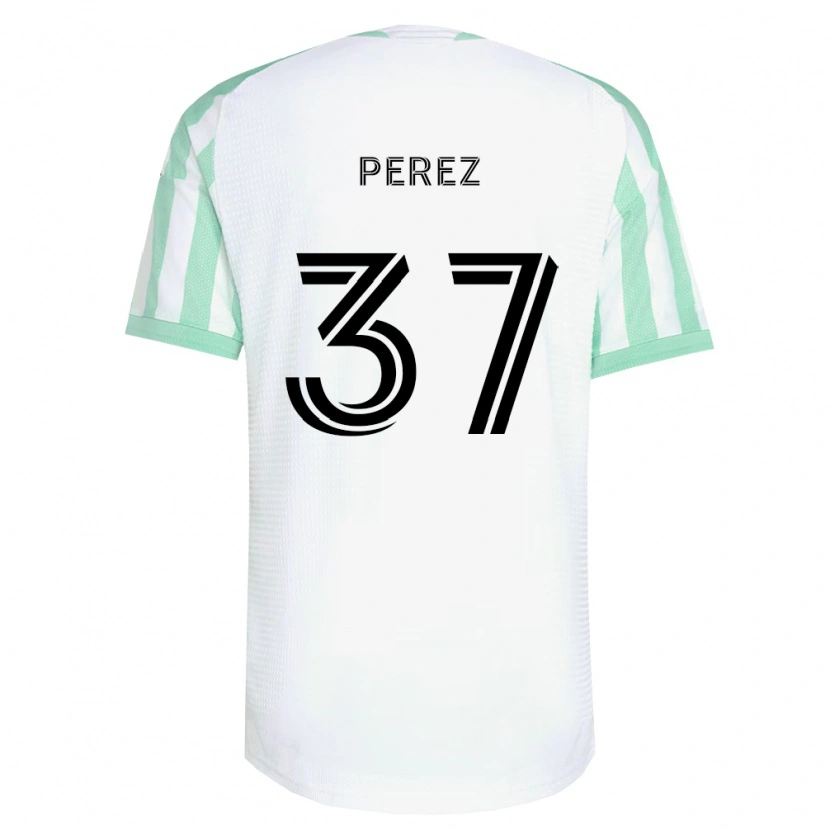 Danxen Men Damion Perez #37 Light Green Black White Away Jersey 2026/27 T-Shirt