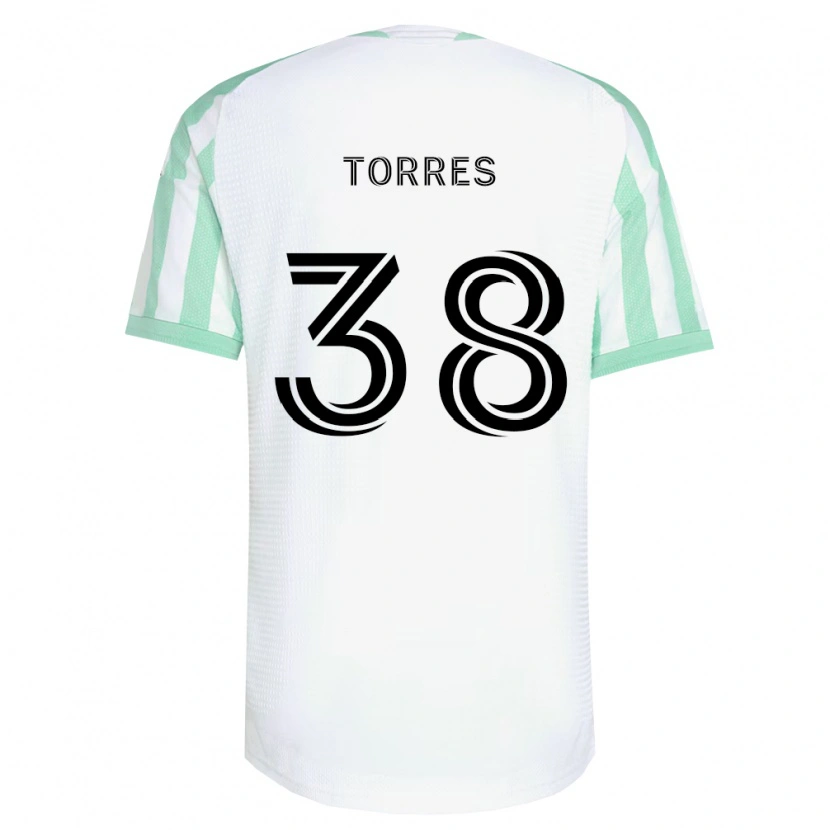 Danxen Men Ervin Torres #38 Light Green Black White Away Jersey 2026/27 T-Shirt