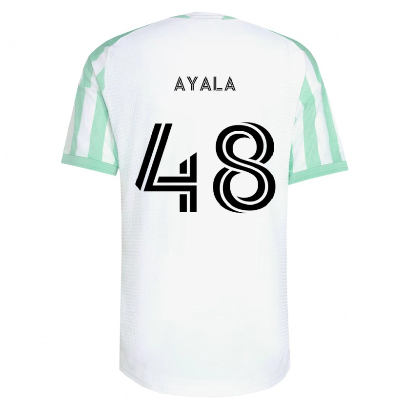 Danxen Men Christian Ayala #48 Light Green Black White Away Jersey 2026/27 T-Shirt