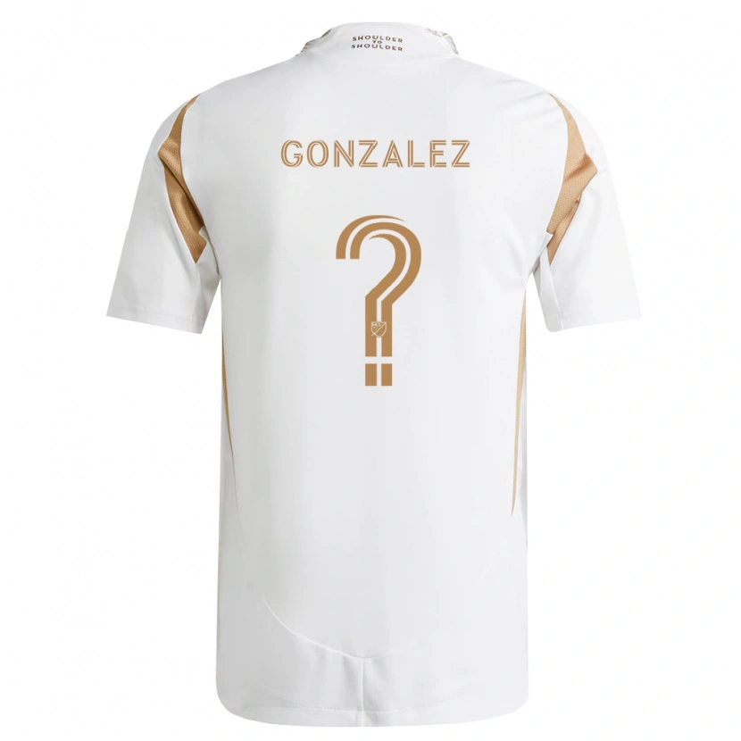 Danxen Men Mario Gonzalez #0 White Brown Away Jersey 2026/27 T-Shirt