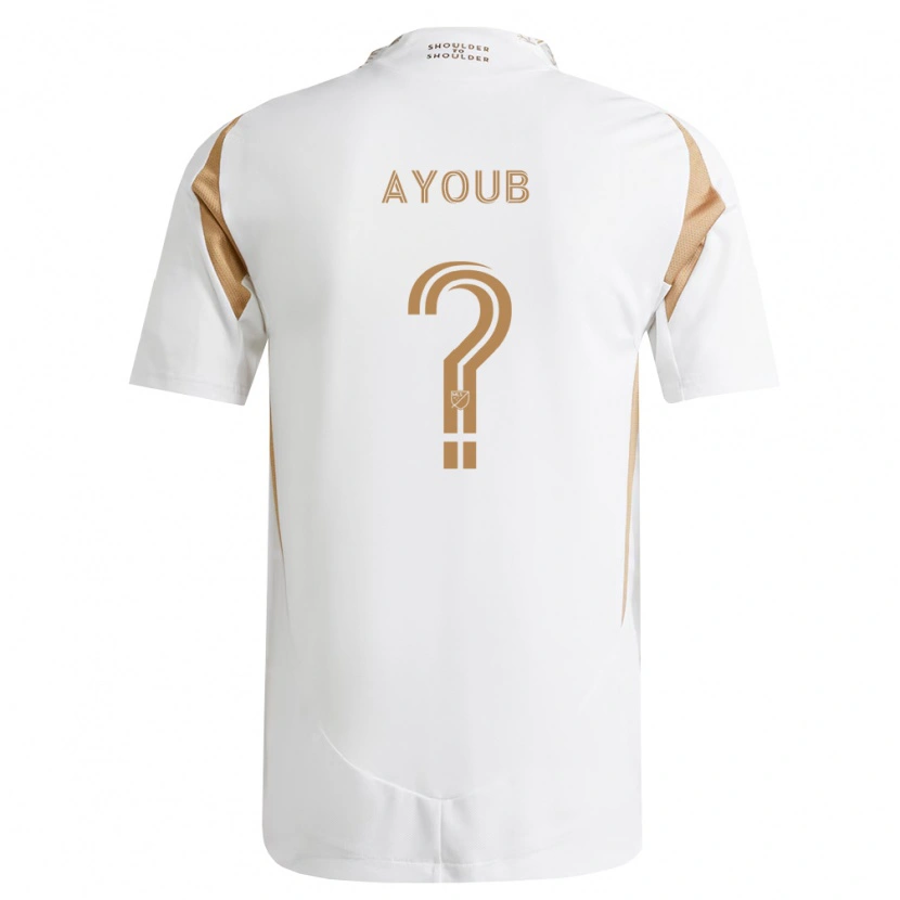 Danxen Men Ryan Ayoub #0 White Brown Away Jersey 2026/27 T-Shirt