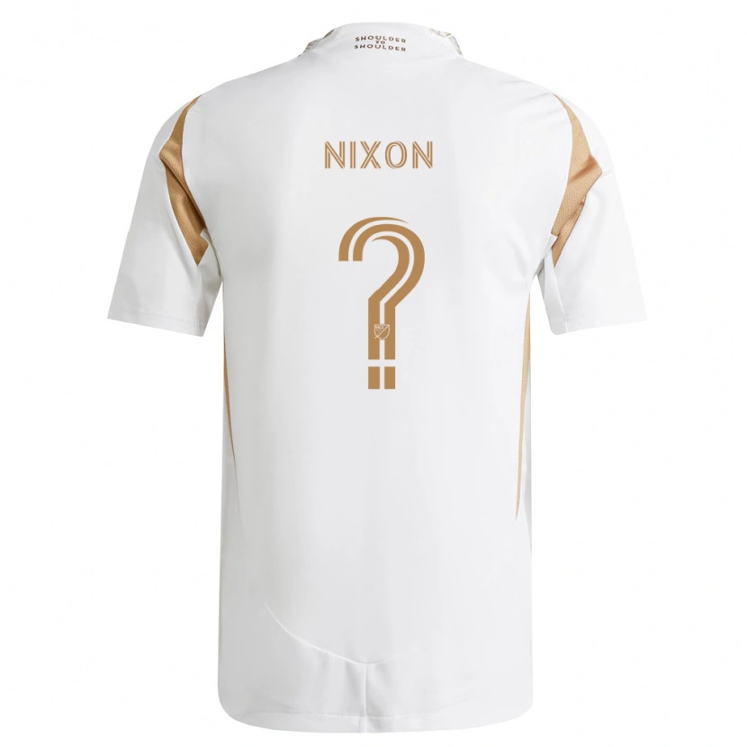 Danxen Men Shakir Nixon #0 White Brown Away Jersey 2026/27 T-Shirt