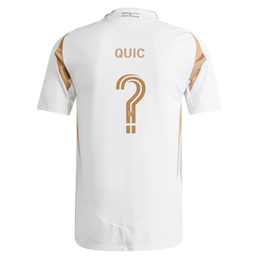 Danxen Men Matthew Quic #0 White Brown Away Jersey 2026/27 T-Shirt