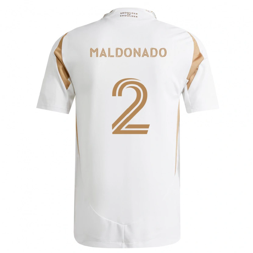 Danxen Men Denil Maldonado #2 White Brown Away Jersey 2026/27 T-Shirt