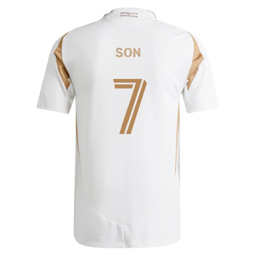 Danxen Men Heung-Min Son #7 White Brown Away Jersey 2026/27 T-Shirt