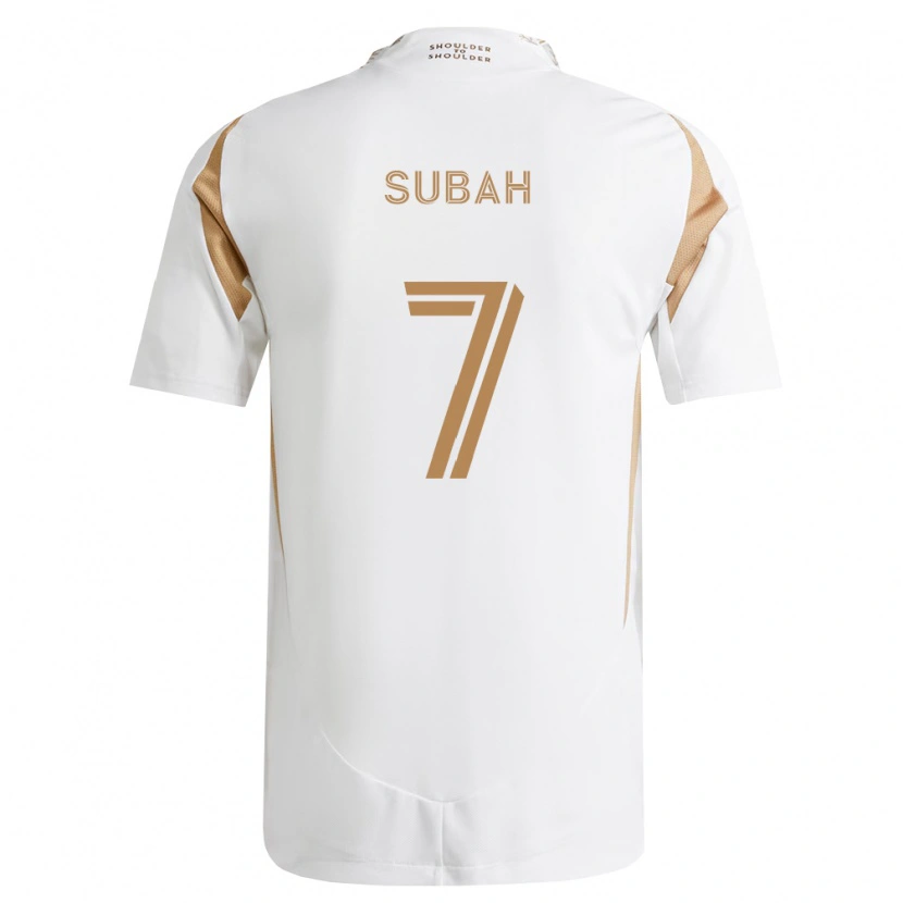 Danxen Men Yekeson Subah #7 White Brown Away Jersey 2026/27 T-Shirt