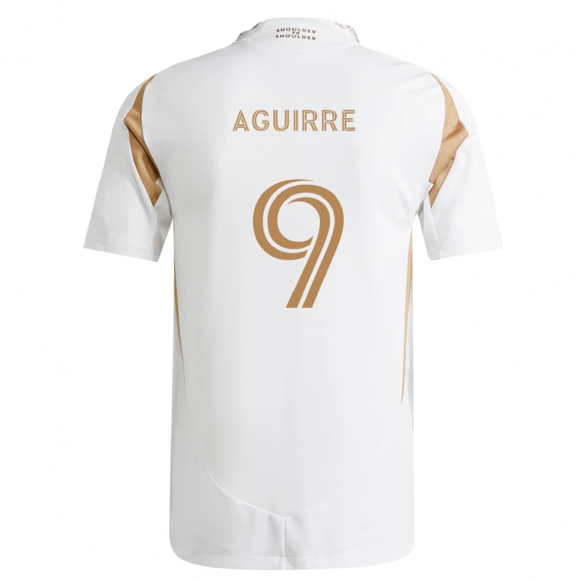 Danxen Men Dustin Aguirre #9 White Brown Away Jersey 2026/27 T-Shirt