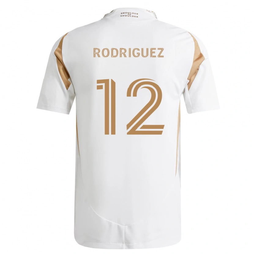 Danxen Men Jeremi Rodriguez #12 White Brown Away Jersey 2026/27 T-Shirt