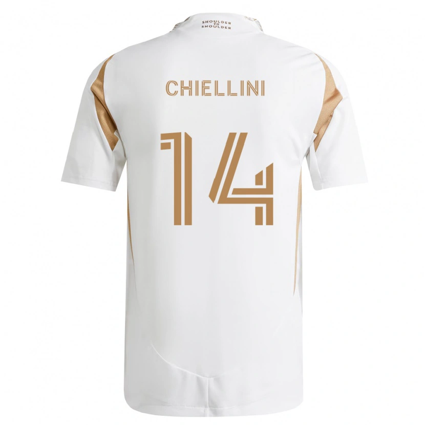 Danxen Men Giorgio Chiellini #14 White Brown Away Jersey 2026/27 T-Shirt
