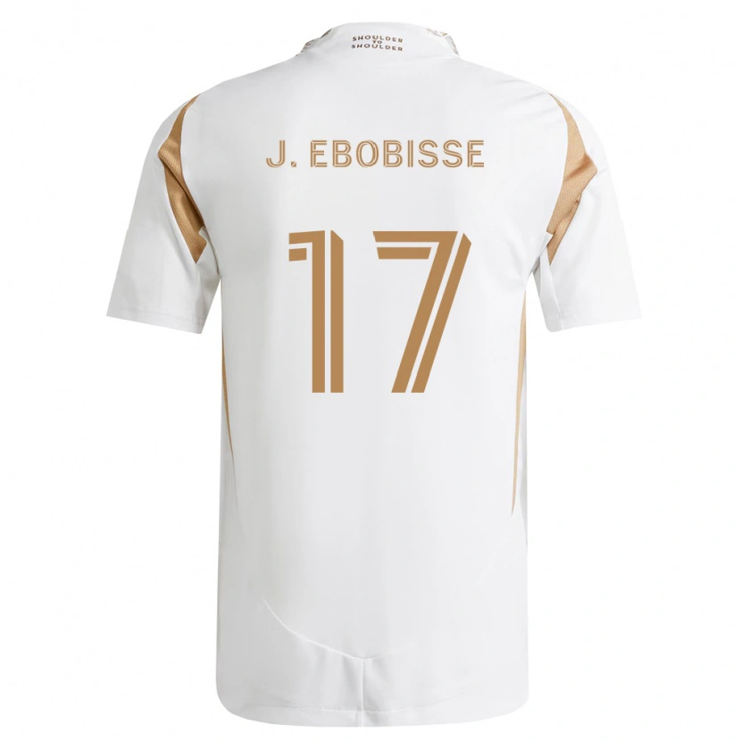 Danxen Men Jeremy Ebobisse #17 White Brown Away Jersey 2026/27 T-Shirt