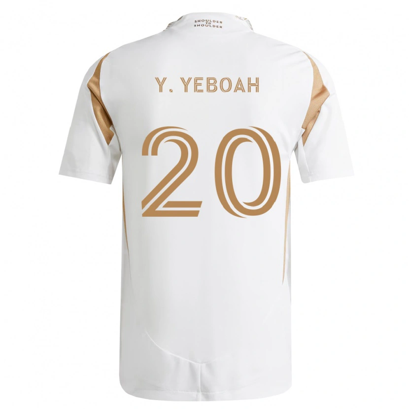 Danxen Men Yaw Yeboah #20 White Brown Away Jersey 2026/27 T-Shirt