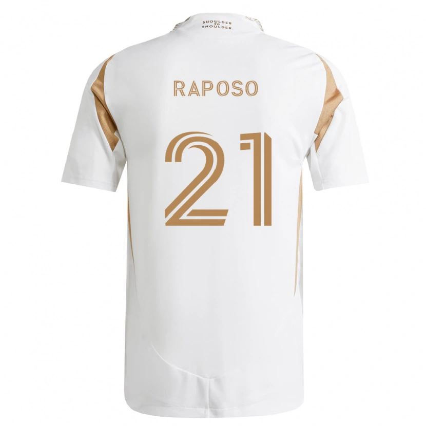 Danxen Men Ryan Raposo #21 White Brown Away Jersey 2026/27 T-Shirt