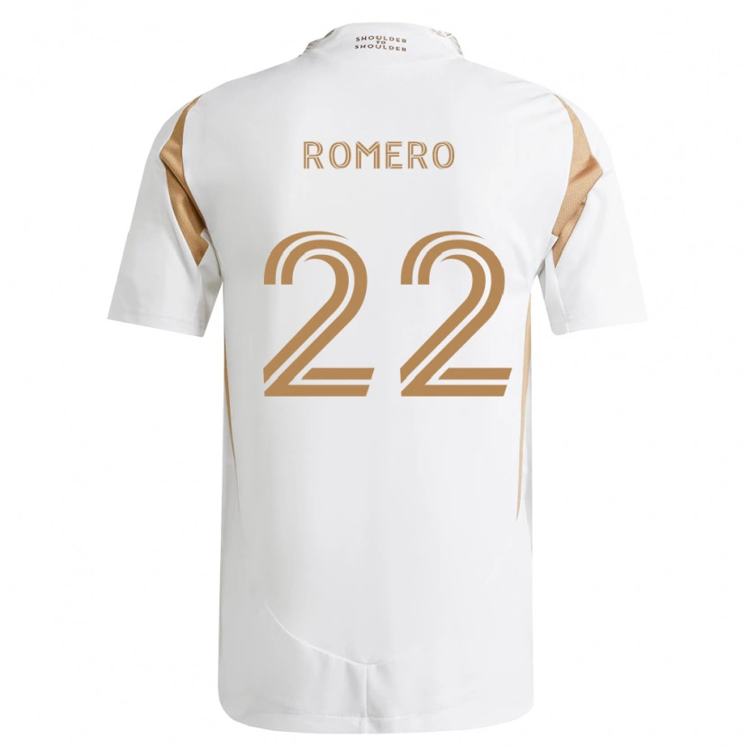 Danxen Men Abraham Romero #22 White Brown Away Jersey 2026/27 T-Shirt