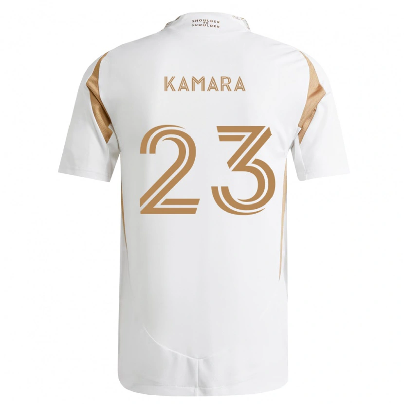 Danxen Men Kei Kamara #23 White Brown Away Jersey 2026/27 T-Shirt