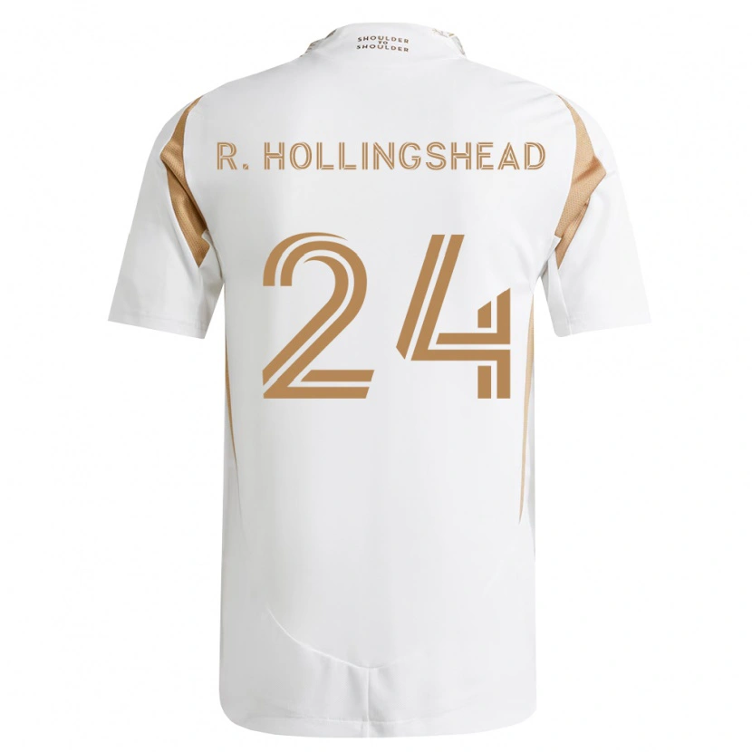 Danxen Men Ryan Hollingshead #24 White Brown Away Jersey 2026/27 T-Shirt