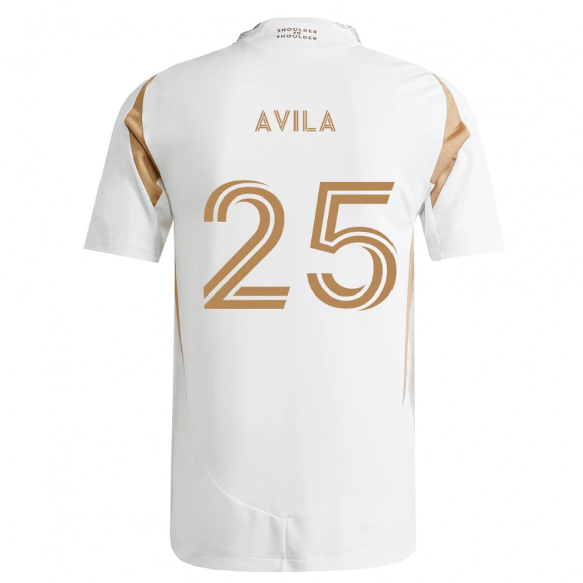 Danxen Men Armando Avila #25 White Brown Away Jersey 2026/27 T-Shirt