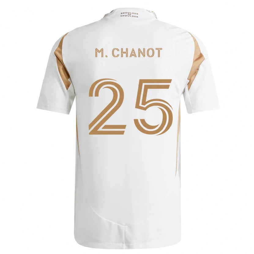 Danxen Men Maxime Chanot #25 White Brown Away Jersey 2026/27 T-Shirt