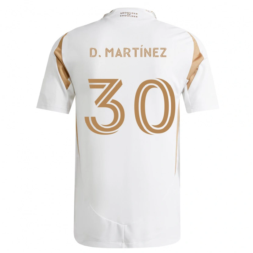 Danxen Men David Martínez #30 White Brown Away Jersey 2026/27 T-Shirt