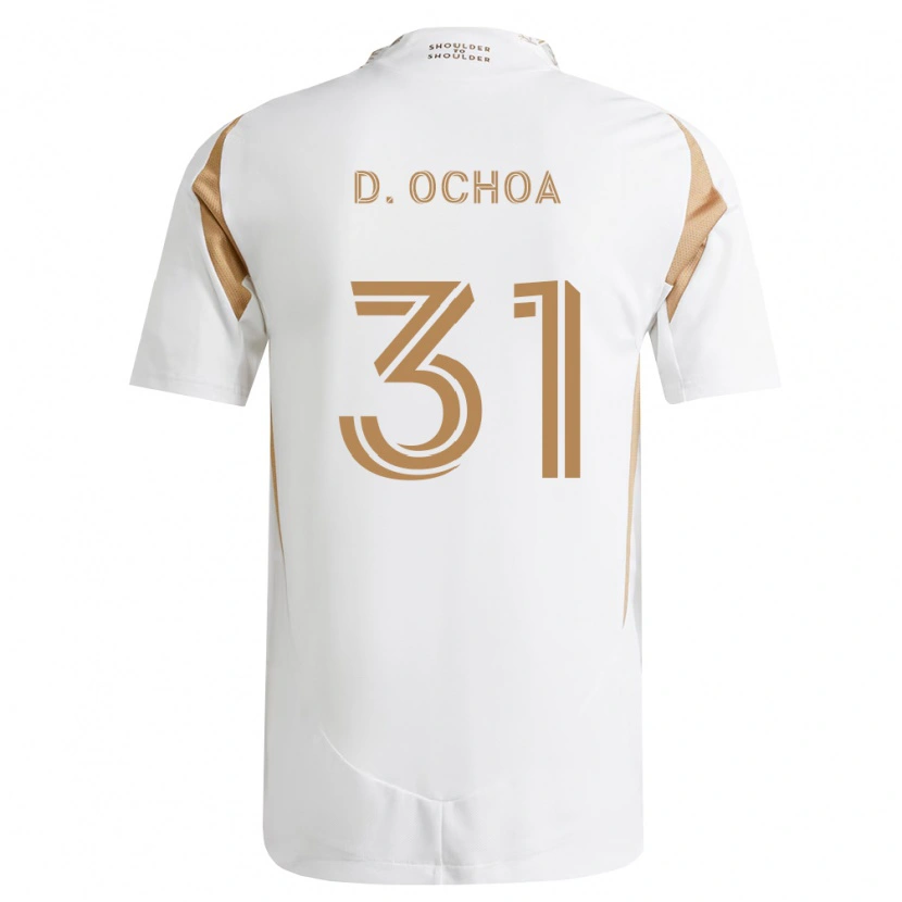 Danxen Men David Ochoa #31 White Brown Away Jersey 2026/27 T-Shirt