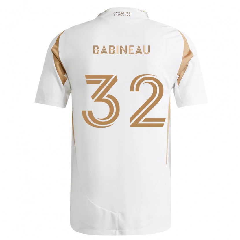Danxen Men Travis Babineau #32 White Brown Away Jersey 2026/27 T-Shirt