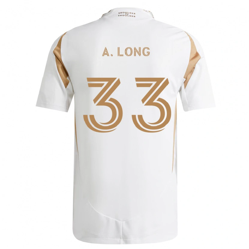 Danxen Men Aaron Long #33 White Brown Away Jersey 2026/27 T-Shirt