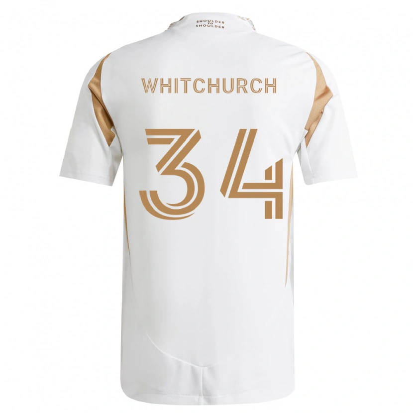 Danxen Men Giuliano Whitchurch #34 White Brown Away Jersey 2026/27 T-Shirt
