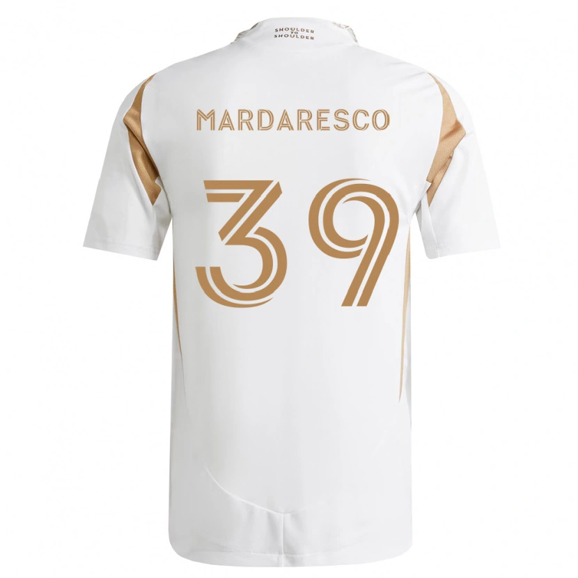 Danxen Men Nathan Mardaresco #39 White Brown Away Jersey 2026/27 T-Shirt