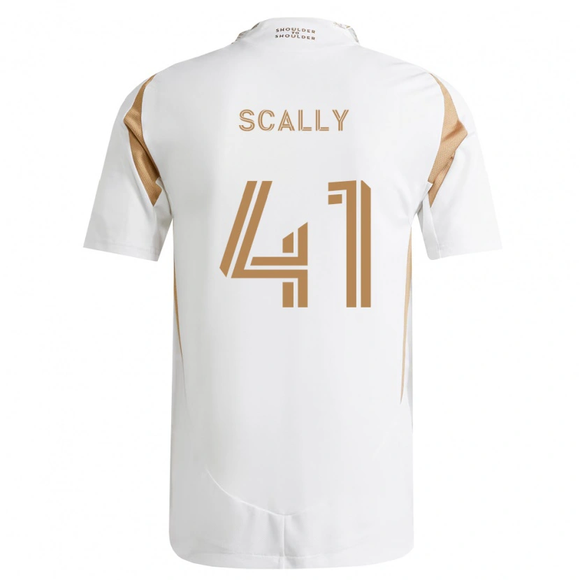 Danxen Men Ethan Scally #41 White Brown Away Jersey 2026/27 T-Shirt