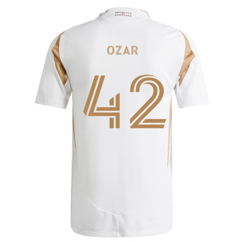 Danxen Men Miles Ozar #42 White Brown Away Jersey 2026/27 T-Shirt