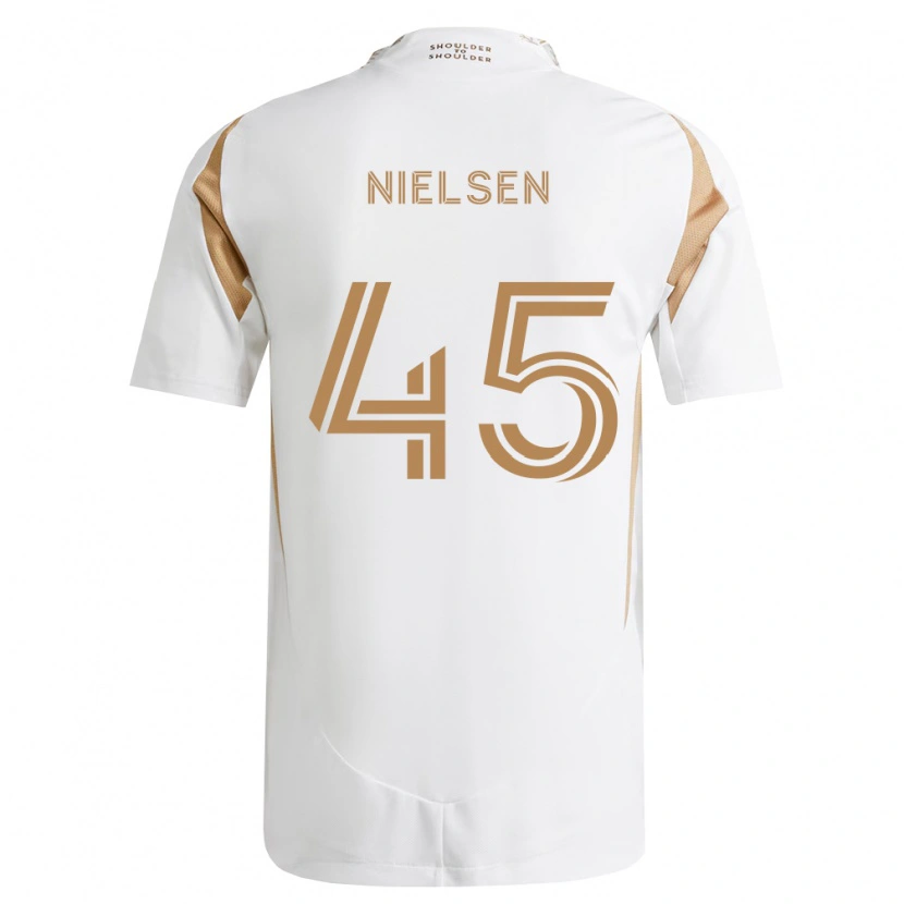 Danxen Men Kenny Nielsen #45 White Brown Away Jersey 2026/27 T-Shirt