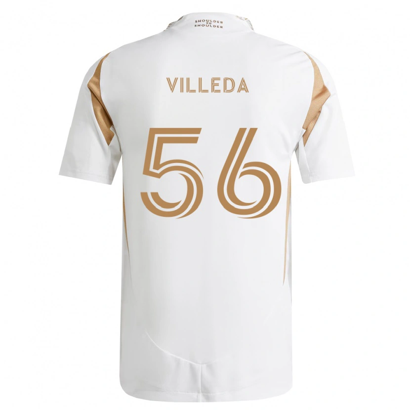 Danxen Men Eddie Villeda #56 White Brown Away Jersey 2026/27 T-Shirt