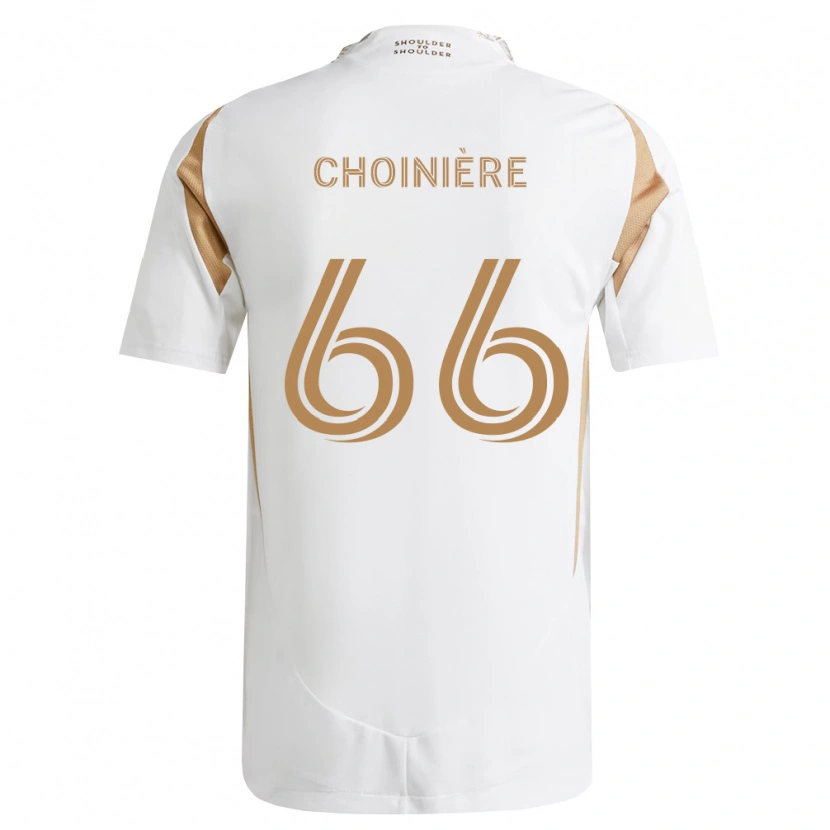 Danxen Men Mathieu Choinière #66 White Brown Away Jersey 2026/27 T-Shirt