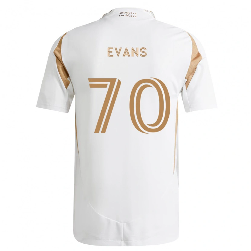 Danxen Men Matthew Evans #70 White Brown Away Jersey 2026/27 T-Shirt