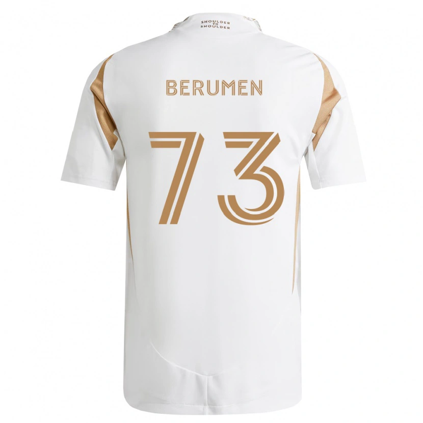 Danxen Men Eddy Berumen #73 White Brown Away Jersey 2026/27 T-Shirt