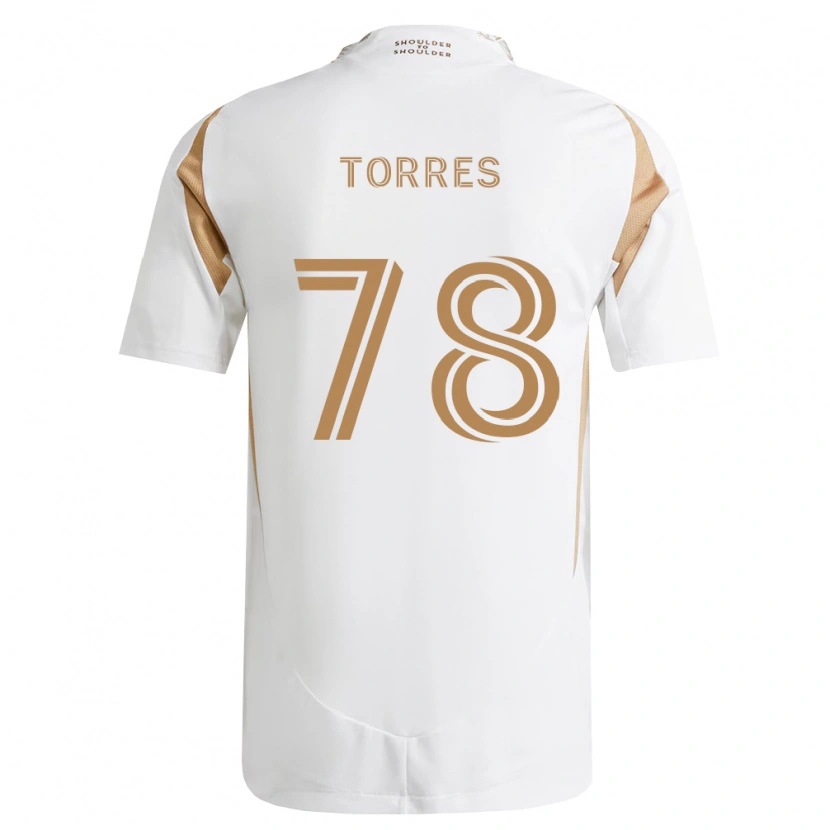 Danxen Men Lisandro Torres #78 White Brown Away Jersey 2026/27 T-Shirt