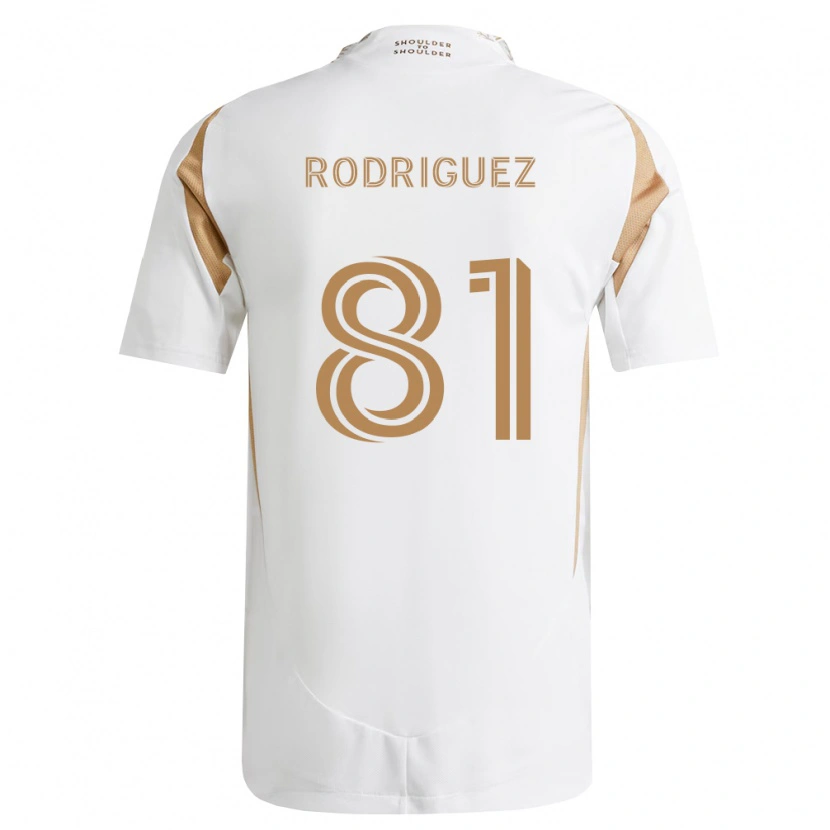 Danxen Men Ernesto Rodriguez #81 White Brown Away Jersey 2026/27 T-Shirt