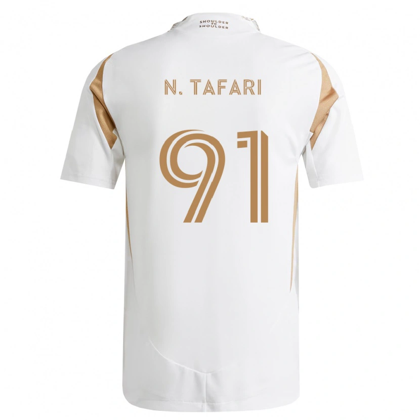 Danxen Men Nkosi Tafari #91 White Brown Away Jersey 2026/27 T-Shirt