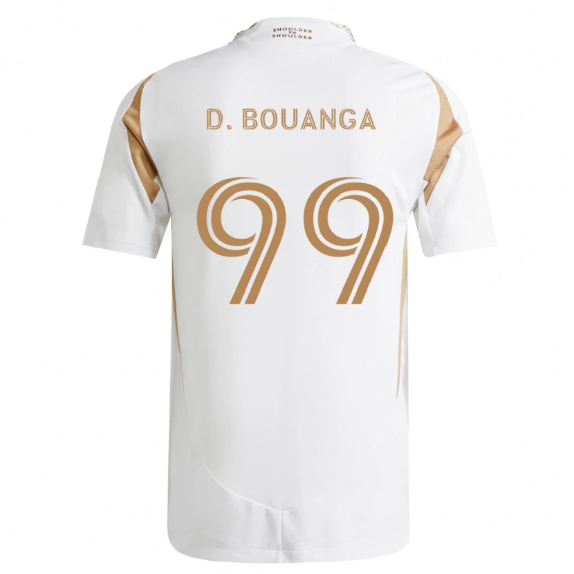 Danxen Men Denis Bouanga #99 White Brown Away Jersey 2026/27 T-Shirt