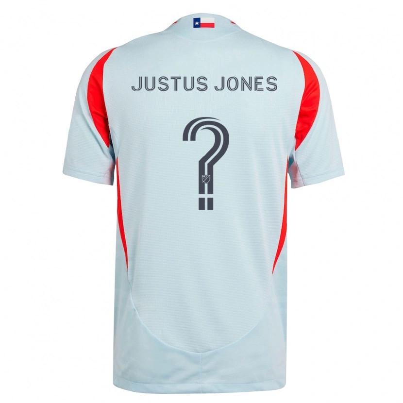 Danxen Men Justus Jones #0 Dark Gray White Red Away Jersey 2026/27 T-Shirt