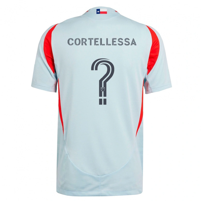 Danxen Men Michael Cortellessa #0 Dark Gray White Red Away Jersey 2026/27 T-Shirt