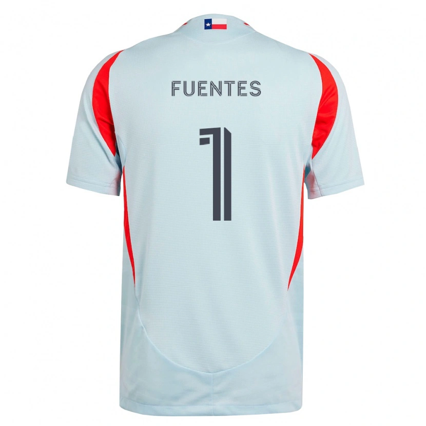 Danxen Men Eliezer Fuentes #1 Dark Gray White Red Away Jersey 2026/27 T-Shirt