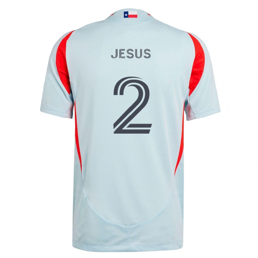 Danxen Men Geovane Jesus #2 Dark Gray White Red Away Jersey 2026/27 T-Shirt