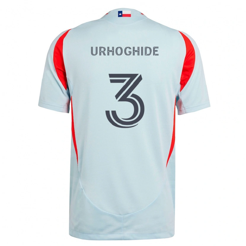 Danxen Men Osaze Urhoghide #3 Dark Gray White Red Away Jersey 2026/27 T-Shirt