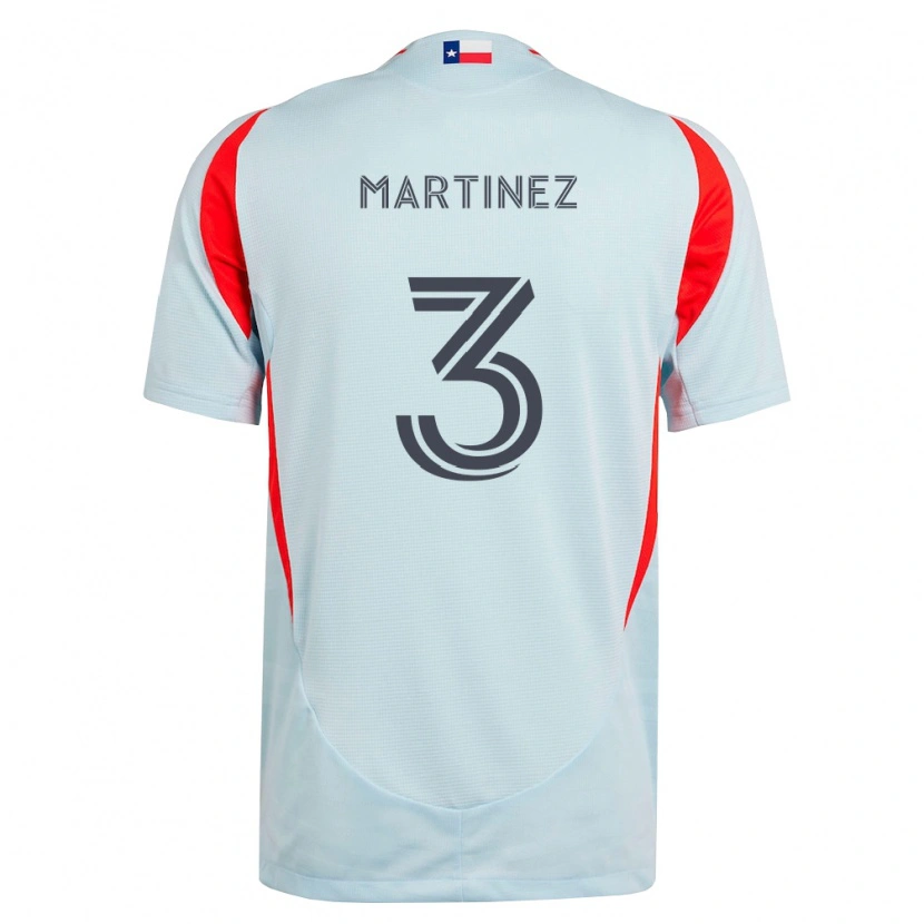 Danxen Men José Antonio Martínez #3 Dark Gray White Red Away Jersey 2026/27 T-Shirt