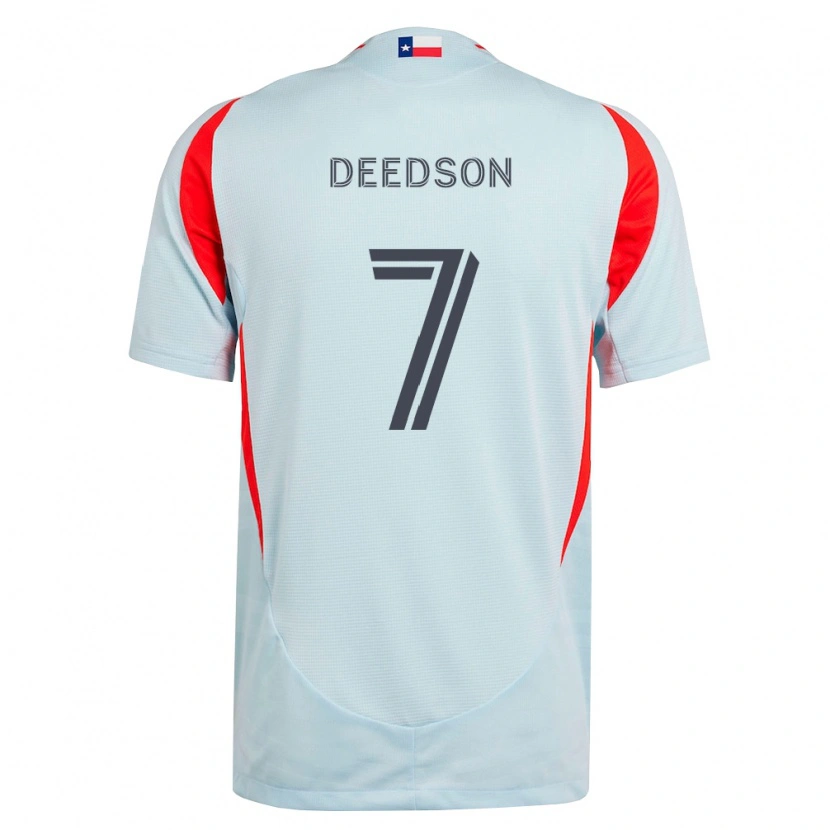 Danxen Men Louicius Deedson #7 Dark Gray White Red Away Jersey 2026/27 T-Shirt